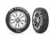 Traxxas Mickey Thompson ET auf Felge  chrom vorne (2) TRX9474R