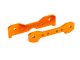 Traxxas Querlenkerhalter hinten 6061-T6  Aluminium orange TRX9528T
