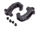 Traxxas C-Hub schwarz l/r mit  Kingpin-Lagerung TRX9532