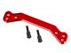 Traxxas Lenkplatte 6061-T6 Aluminium  rot mit Schrauben TRX9546R