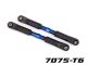 Traxxas Sturz-Spurstange 7075-T6 Alu  blau 117mm vorne (2) TRX9547X