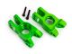 Traxxas Radträger 6061-T6 Aluminium grün  hinten l/r TRX9552G
