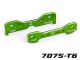 Traxxas Querlenker-Halter 7075-T6  Aluminium grün hinten TRX9630G