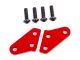 Traxxas Lenkhebel-Arm Aluminium rot  vorne (2) TRX9636R