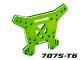 Traxxas Dämpferbrücke 7075-T6 Aluminium  grün hinten TRX9638G