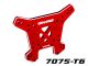 Traxxas Dämpferbrücke 7075-T6 Aluminium  rot hinten TRX9638R