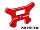 Traxxas Dämpferbrücke 7075-T6 Aluminium  rot vorne TRX9639R