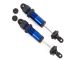 Traxxas GT-Maxx Dämpfer Aluminium blau  hinten (2) TRX9661