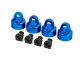 Traxxas GT-Maxx Dämpfer-Kappen  Aluminium blau (4) TRX9664X