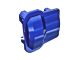 Traxxas Achsen-Gehäusedeckel 6061-T6 Aluminium  blau (2) TRX-4M TRX9787-BLUE