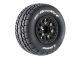 Louise Komplettrad SC-ROCKET soft (2) 12/14/17mm TRX-Slash RC Reifen Felge schwarz SC10