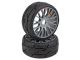 GRP 1:8 GT XM4 Profil T03 REVO Komplettrad Soft-Medium grau "Markencup" GTK03-XM4 