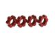 Traxxas Radmitnehmer Aluminium rot (4) X-Maxx, XRT TRX7756R
