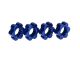 Traxxas Radmitnehmer Aluminium blau (4) X-Maxx, XRT TRX7756X
