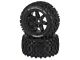 LT3297B Louise RC Monster Truck "X-UPHILL" X-Maxx Komplettrad schwarz # MFT Sport