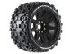 Louise Komplettrad MT-Uphill 1/8 Monster Truck  MFT Soft RC Reifen 2.8 schwarz 17mm 0&1/2 Offset