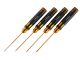 Reckward Tuning RT3100 Produktansicht vom RT Innensechskantschlüssel Set Black Golden Design aus gehärtetem auswechselbarem Werkzeugstahl