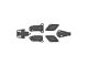 Serpent Chassis inserts carbon SRX8 GT V2 SRX8 GT V2 (SER601268) 601268