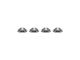 Serpent Side bodymount holder (4) SRX8 GT (4) SRX8 GT (SER601279) 601279