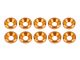 UR1501-G Ultimate RC 3mm Orange-Gold Aluminium Unterlegscheiben konisch (10) 