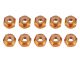 UR1502-G Ultimate RC 3mm Orange-Gold Aluminium Stoppmutter selbstsichernd (10)