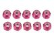 UR1502-PK Ultimate RC 3mm Pink Aluminium Stoppmutter selbstsichernd (10)