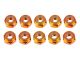 UR1512-G Ultimate RC 4mm Orange-Gold Aluminium Stoppmutter selbstsichernd (10)