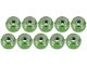 Ultimate RC 4mm Grün Aluminium Stoppmutter selbstsichernd (10)