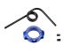 Ultimate RC Auspuff-Resorohr-Feder mit blauem Aluminiumring & Lasergravur UR1761-A