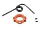Ultimate RC Auspuff-Resorohr-Feder mit orangem Aluminiumring & Lasergravur UR1761-G