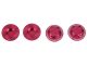 Ultimate RC Radmuttern V2 geschlossen (4) selbstsichernd, Pink Aluminium