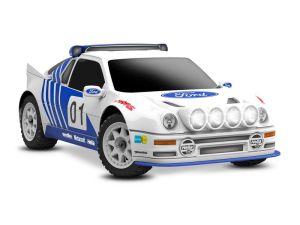 Traxxas Mini Rally 4WD Brushless VXL3S RTR 1:12 Ford RS200 mit 2S Lipo Akku + USB/C-Lader