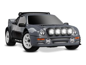 Traxxas Mini Rally 4WD Brushless VXL3S RTR 1:12 Ford RS200 grau mit 2S Lipo Akku + USB/C-Lader