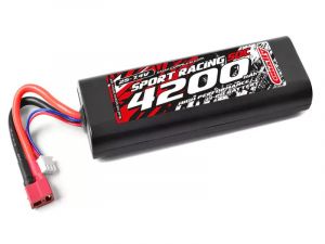 Team Corally Sport Racing 50C - 4200Mah - 2S - 7,4V - T-Plug - Hard Case C-49024-D