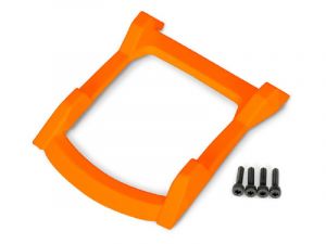 Original Traxxas Dach-Schutzplatte orange mit Schrauben Rustler 4x4 TRX6728T. 