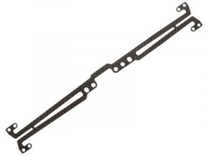 A2166 Mugen Chassis Oberdeck Kohlefaser MTC-2R 1,6mm. 