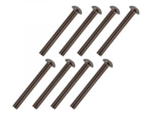 B0738T Mugen Flachkopfschraube (8) Titan M3x25mm 