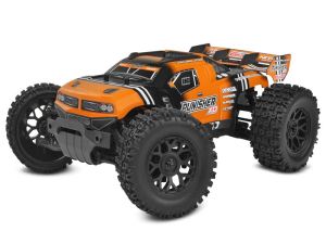 Team Corally PUNISHER XD 4WD Brushed RTR 1:12 Monster Truck orange mit Lipo 2S Akku + 3A Pocket Lader