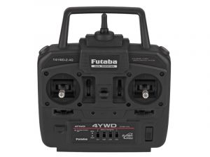 01000038 Futaba Fernsteuerungen Produktansicht von der Futaba Attack T4YWD Sender 4-Kanal # Combo (2.4 GHz + FHSSR214FGE)