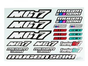 Mugen Dekorbogen MGT-7 / MGT-7 ECO