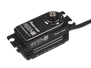 Power HD GTS-2 HV Brushless Low Profile Servo mit Aluminiumgehäuse 8.4V 23kg 0.065sec