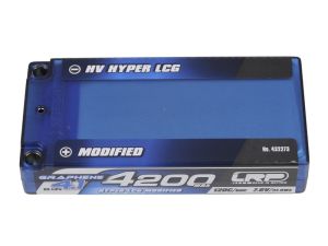 LRP HV Hyper LCG Modified Shorty Graphene-4.1 4200maH Hardcase Akku 7.6V Lipo 120C/60C 