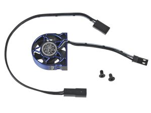 LRP Worksteam Aluminium Highrev. Motorlüfter V2 30x30x10mm 1S/2S Empfängerstecker (#501832)