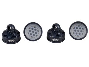 Leichte und stabile ONG Mugen Dämpferkappen 4er Set mit Waben-Membrane für Mugen MBX7/8 Buggy & Truggy – optimierte Performance für Nitro & Elektro RC-Modelle.