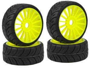 RC Auto Reifen, 1:8 GT Komplettrad, GT Radial Hohlkammer Reifen, F3 Medium, RC Racing Zubehör, RC GT Reifen