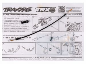 Traxxas T-Lock Kabel vorne  TRX-4&6 TRX8283