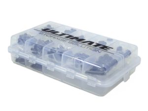 Ultimate RC M4 Schraubenset (170 Stk) mit doppelseitiger Sortierbox UR1602