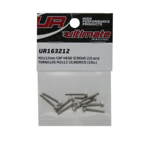 Ultimate RC Zylinderkopfschraube M2x12mm 12.9 (10) Cap Head Innensechskant