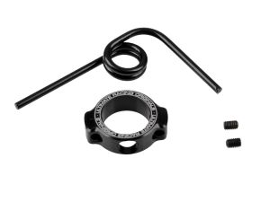 Ultimate RC Auspuff-Resorohr-Feder mit schwarem Aluminiumring & Lasergravur UR1761-N