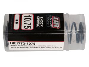UR1772-1075 Ultimate RC Stoßdämpfer Federn hinten 86mm lang 1.6mm / 10.75 Windungen (2 Stück) 